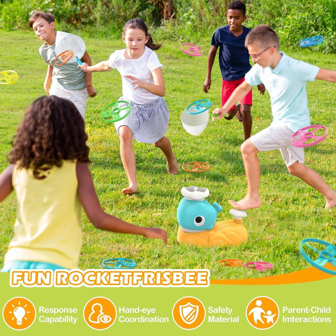 Whale Catching Game Flying Disc Launcher - innokids.store
