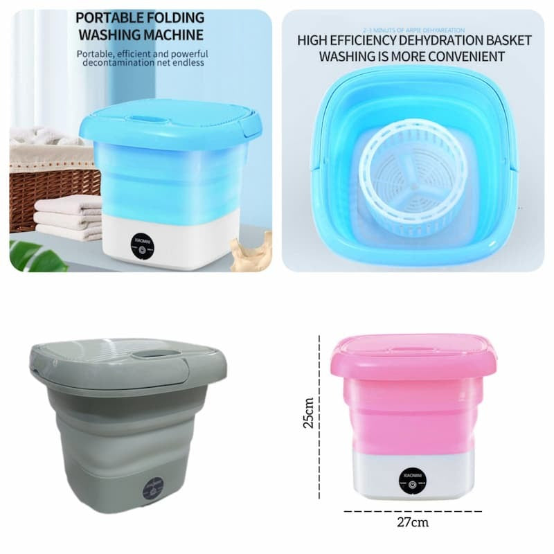 Portable Folding Washing With Dryer Rack - innokids.store