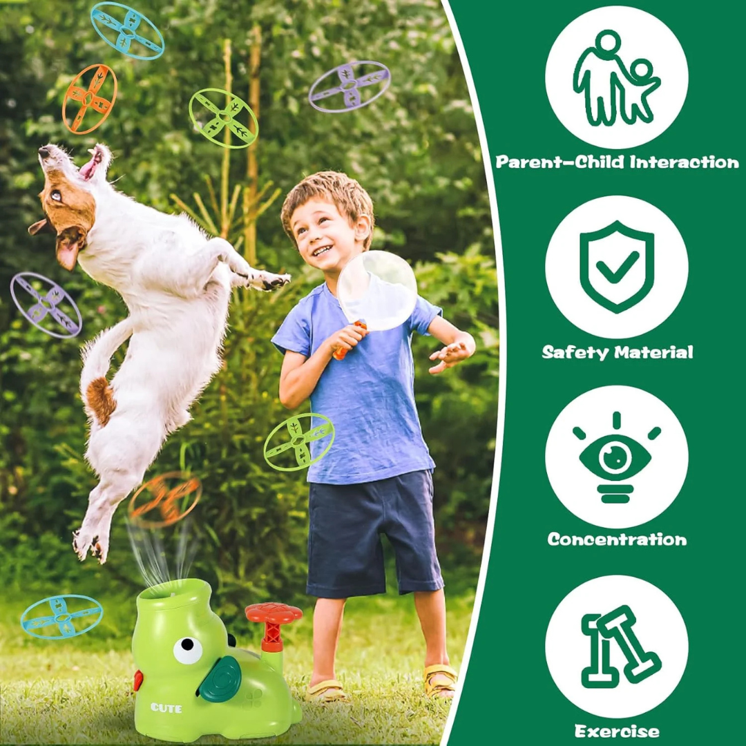 Whale Catching Game Flying Disc Launcher - innokids.store
