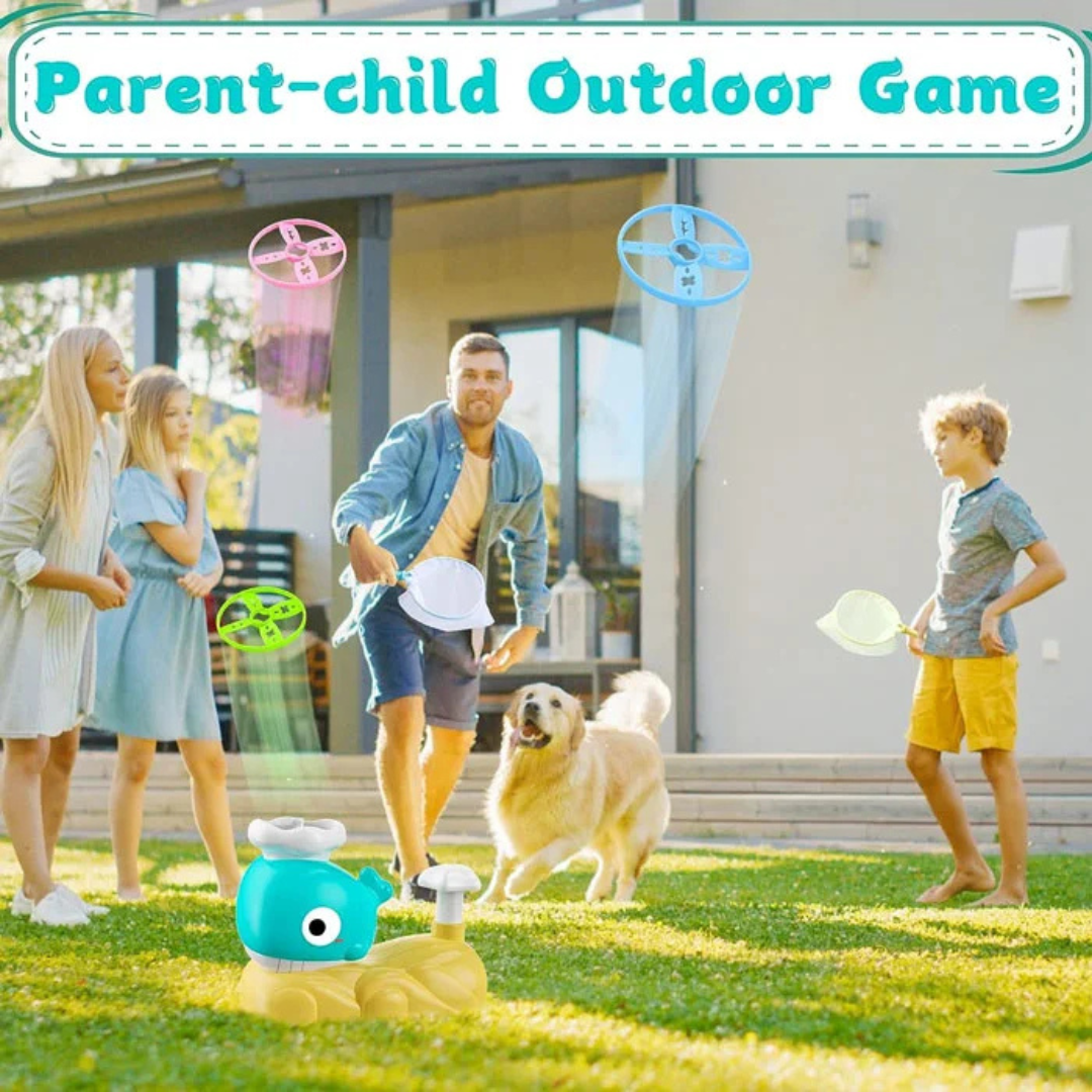 Whale Catching Game Flying Disc Launcher - innokids.store