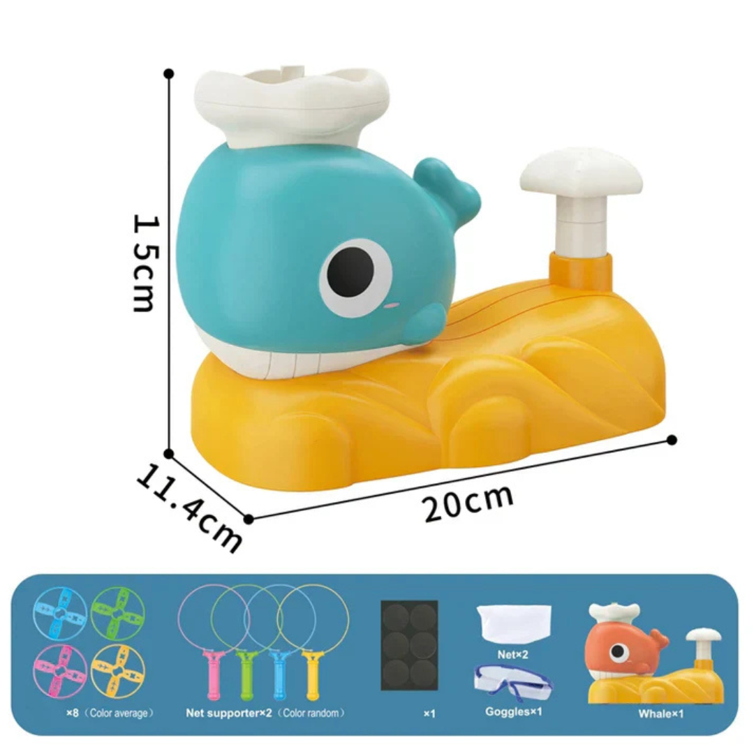 Whale Catching Game Flying Disc Launcher - innokids.store