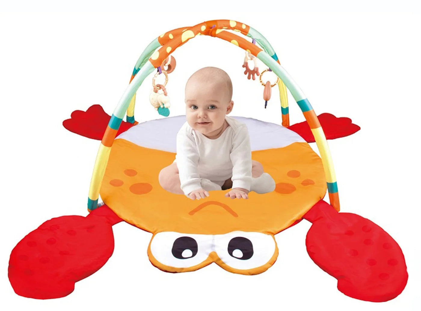 Crab Baby Play Mat with Hanging Teethers - innokids.store