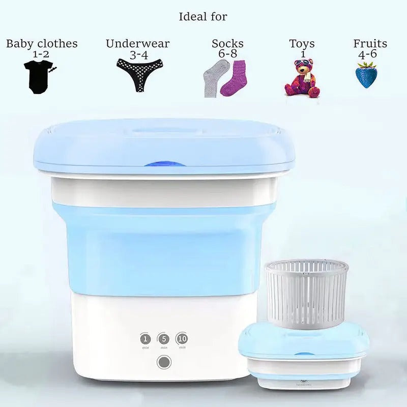 Portable Folding Washing With Dryer Rack - innokids.store
