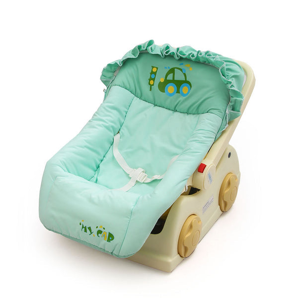 Baby Carry Cot Swing with Storage Box - Green - innokids.store