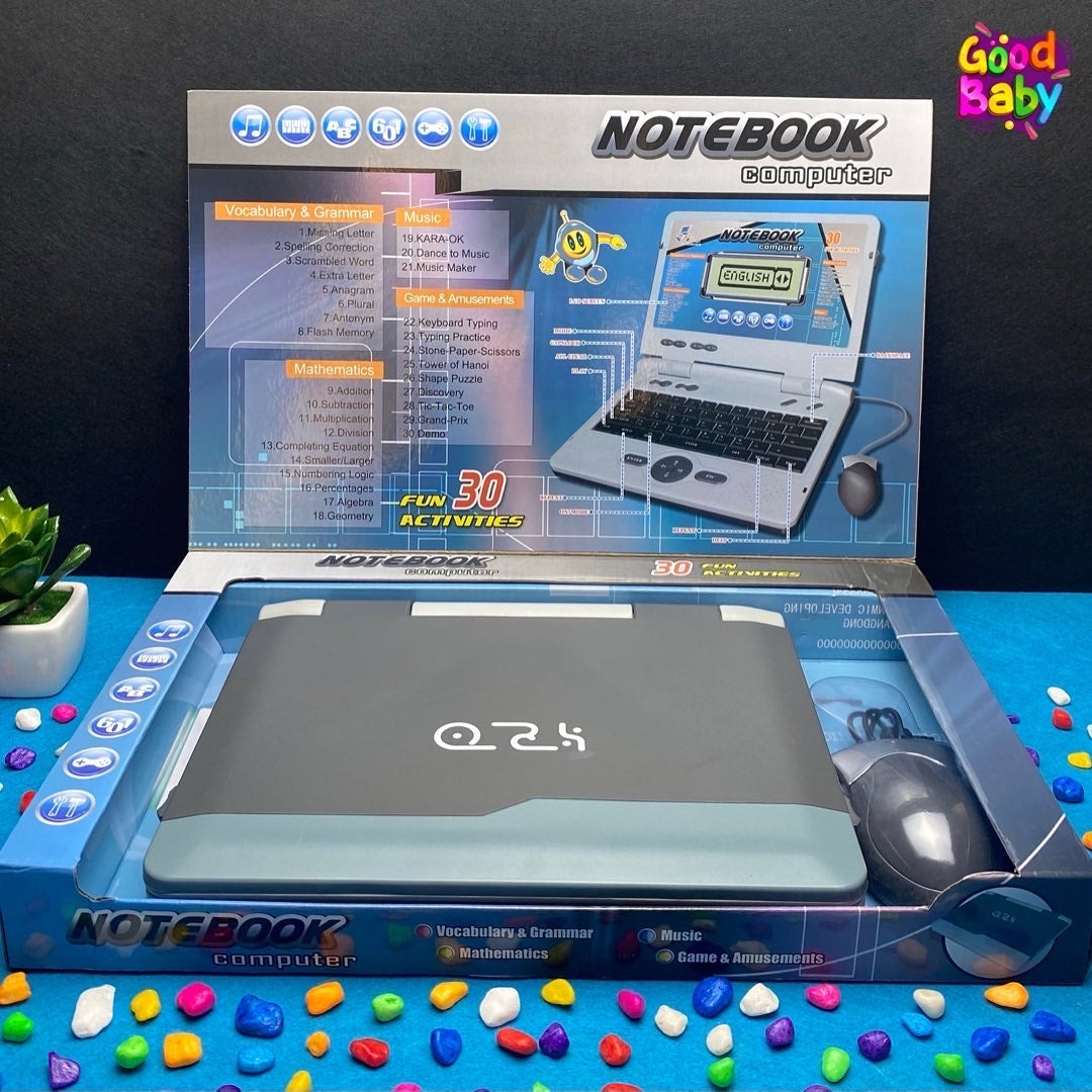 30 Activities Notebook Laptop For Kid With Mouse - innokids.store