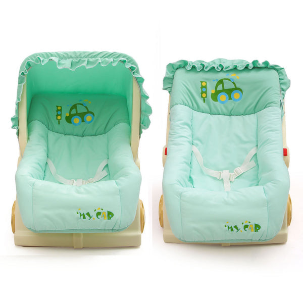 Baby Carry Cot Swing with Storage Box - Green - innokids.store
