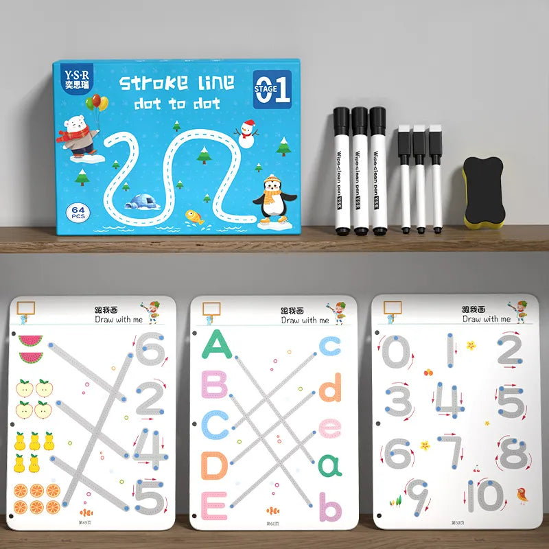 Montessori Tracing Workbook - innokids.store