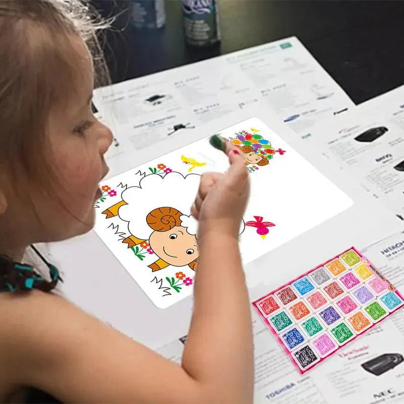 Kids Finger Painting Doodle Coloring Book - innokids.store