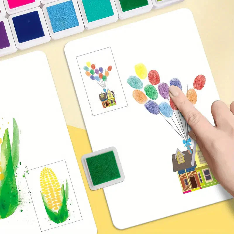 Kids Finger Painting Doodle Coloring Book - innokids.store