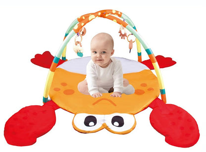 Crab Baby Play Mat with Hanging Teethers - innokids.store