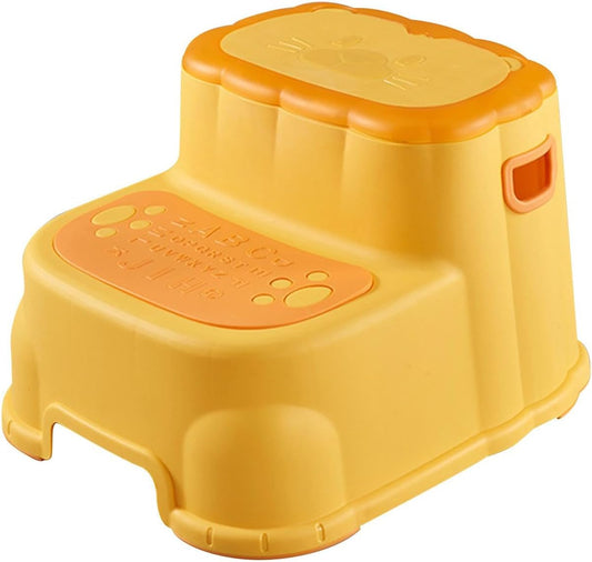 Kids Multipurpose Step Stool Mustard - Sunshine - innokids.store