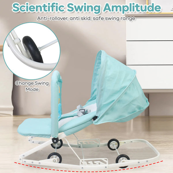 Multifunction Baby Rocking Chair | Adjustable | Wheels | Toys - innokids.store