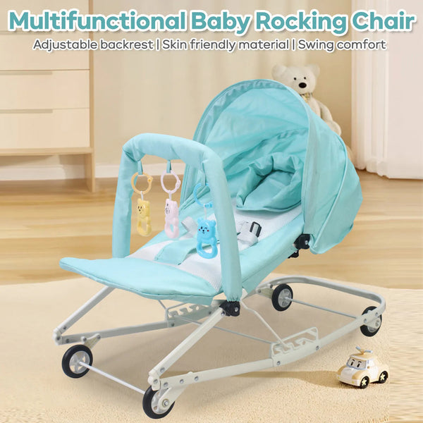 Multifunction Baby Rocking Chair | Adjustable | Wheels | Toys - innokids.store