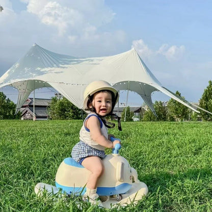 2-in-1 Cute Elephant Ride-On That Doubles as Rocker - innokids.store