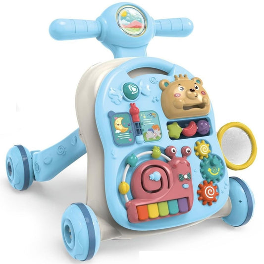 4-in-1 Baby Push Walker With Activity Table & Learning Center - innokids.store