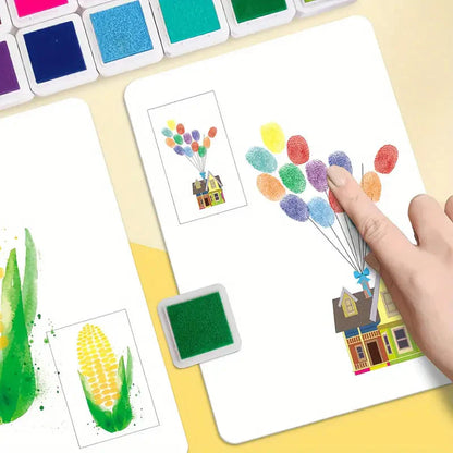 Kids Finger Painting Doodle Coloring Book - innokids.store